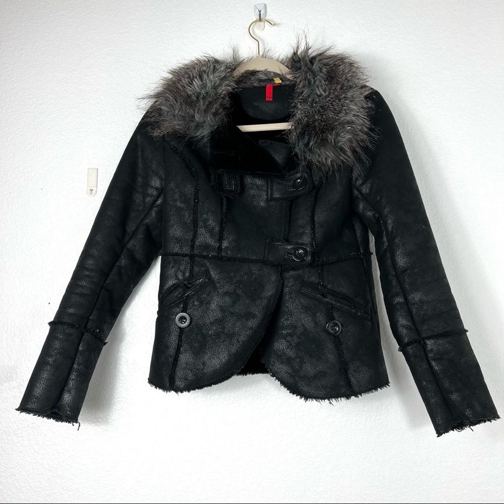 Saks fifth Avenue brand 5/48 faux fur coat size S/xs